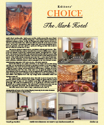 Editors Choice - The Mark Hotel